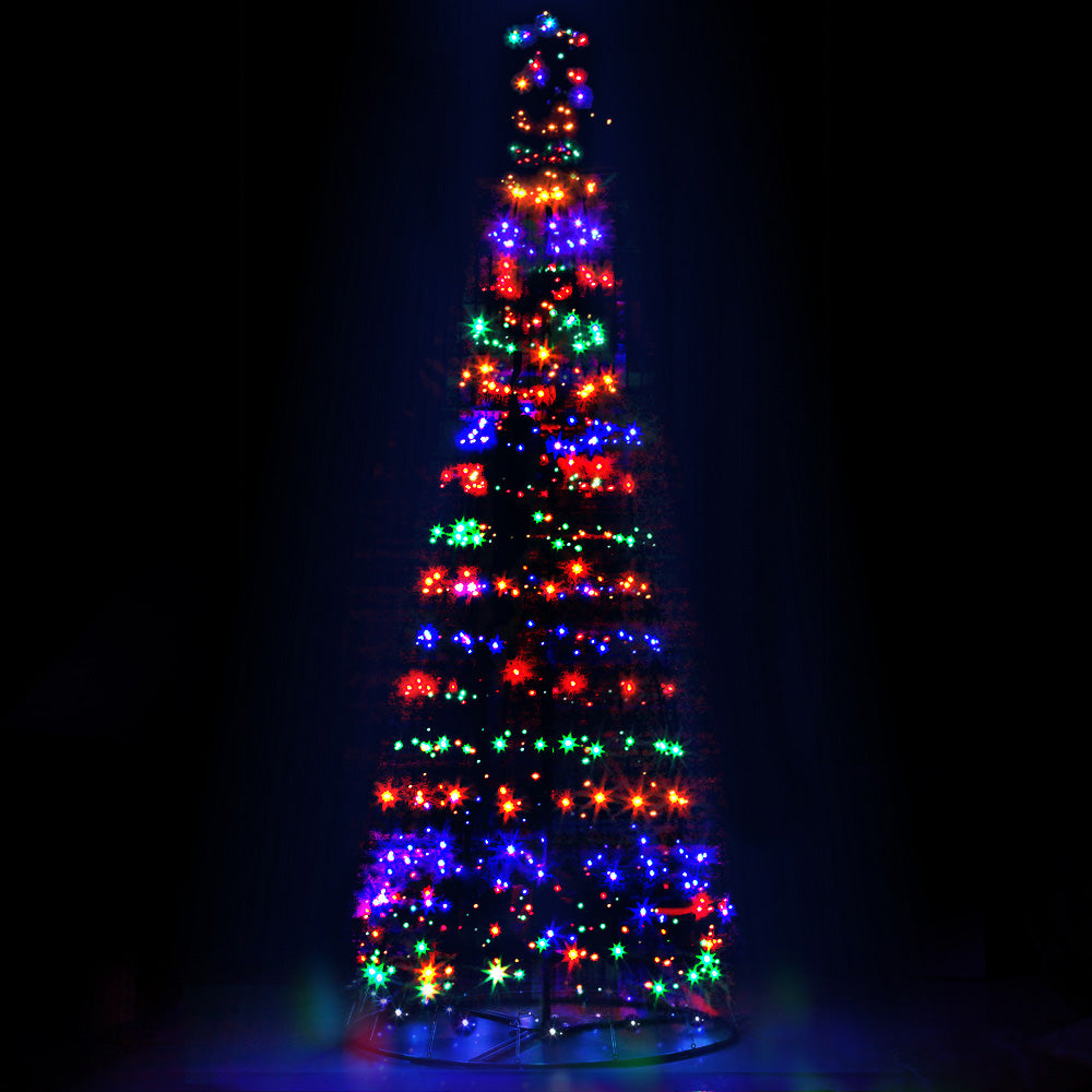 Jingle Jollys 3.6M LED Solar Christmas Tree