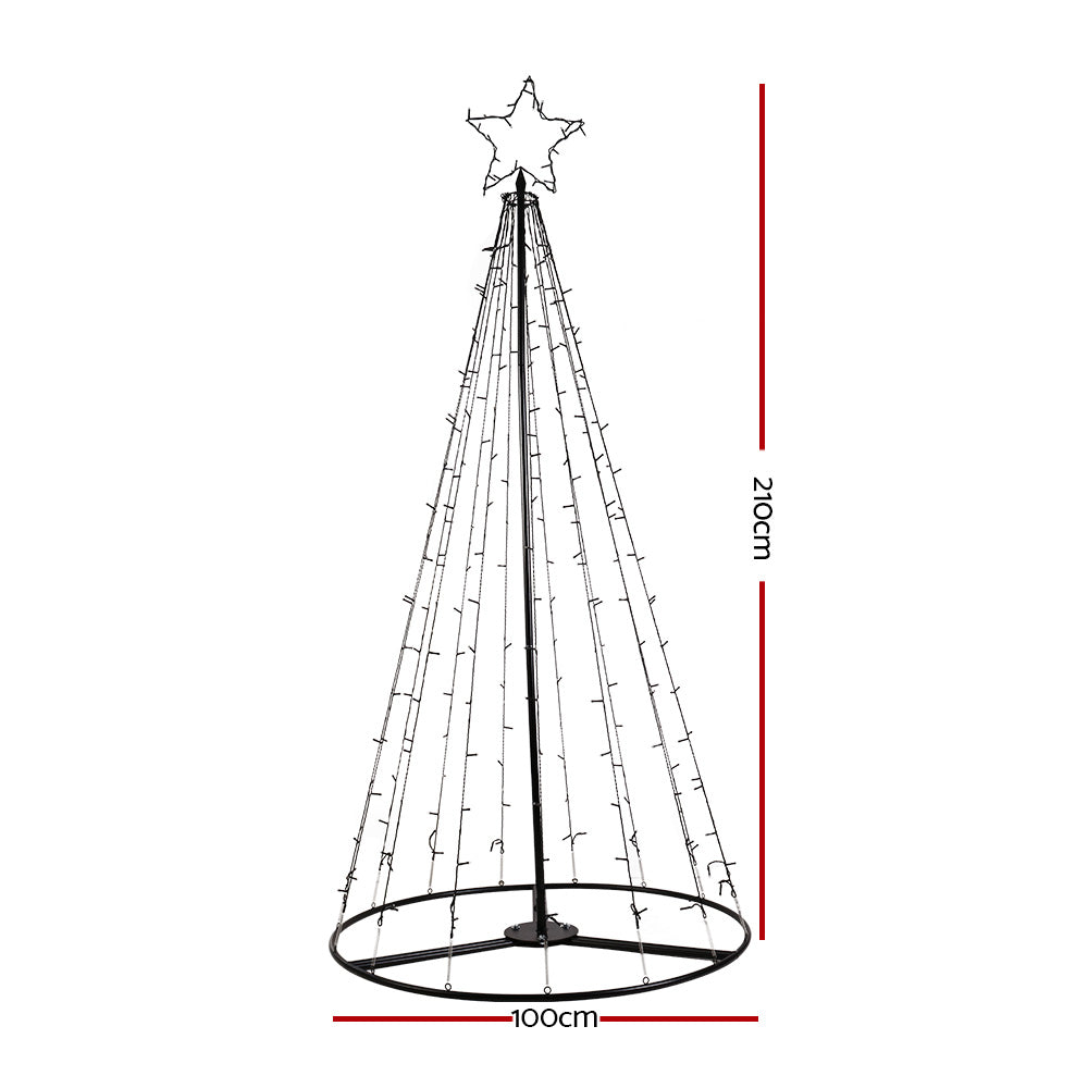 Jingle Jollys 2.1M LED Christmas Tree