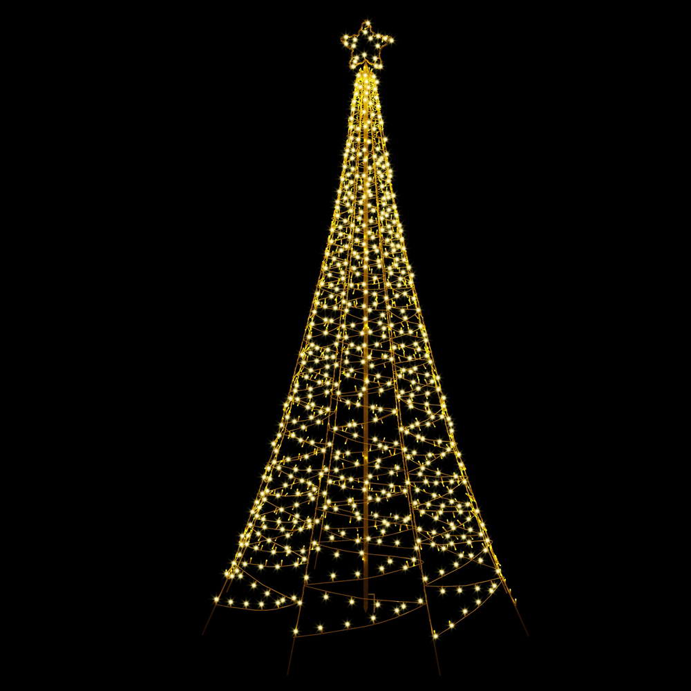 Jingle Jollys 3.6m Solar LED Christmas Tree