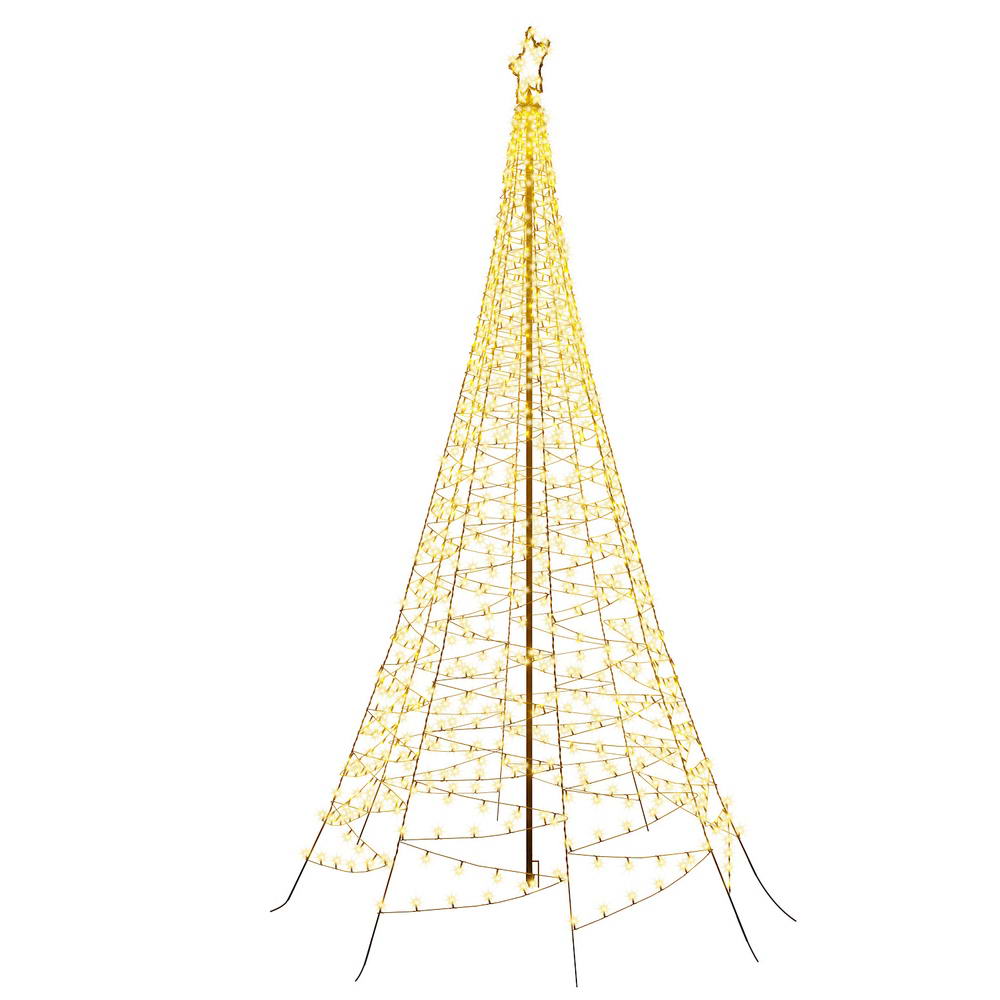 Jingle Jollys 3.6m Solar LED Christmas Tree