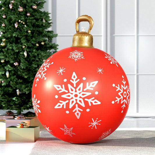 Jingle Jollys 60cm Christmas Inflatable Red Bauble