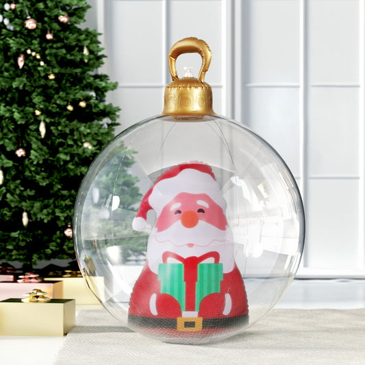 Jingle Jollys 60cm Santa Christmas Inflatable Bauble