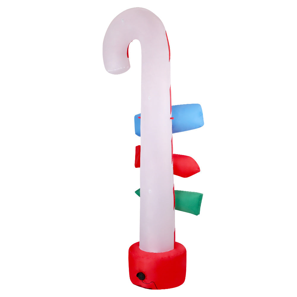 Jingle Jollys 2.4m Christmas Inflatable Candy Pole