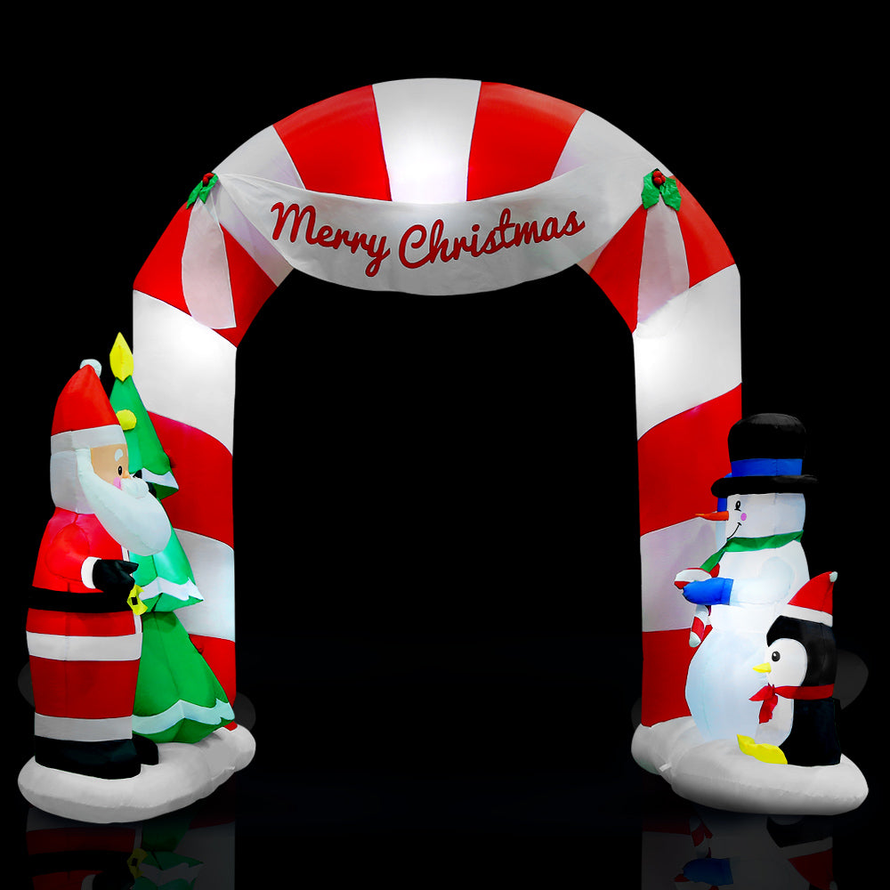 Jingle Jollys 3m Christmas Inflatable Archway