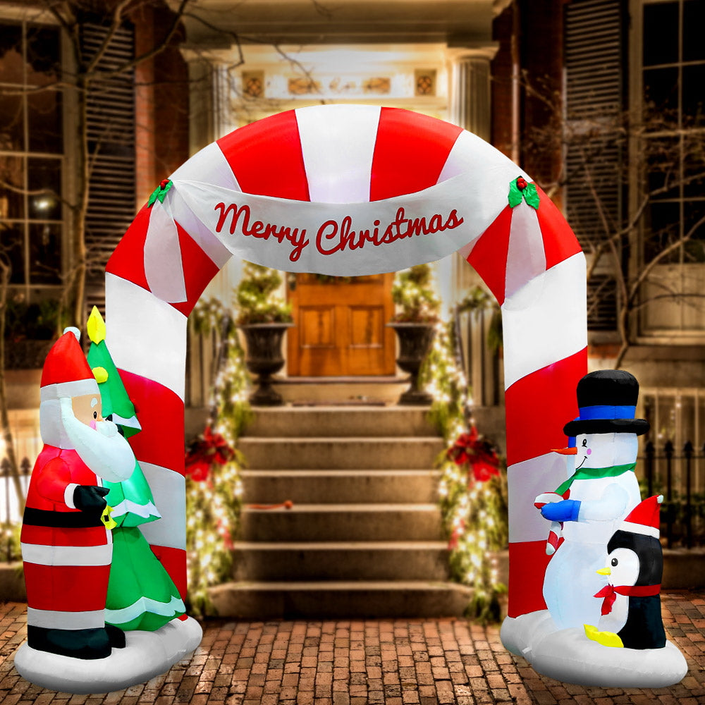 Jingle Jollys 3m Christmas Inflatable Archway