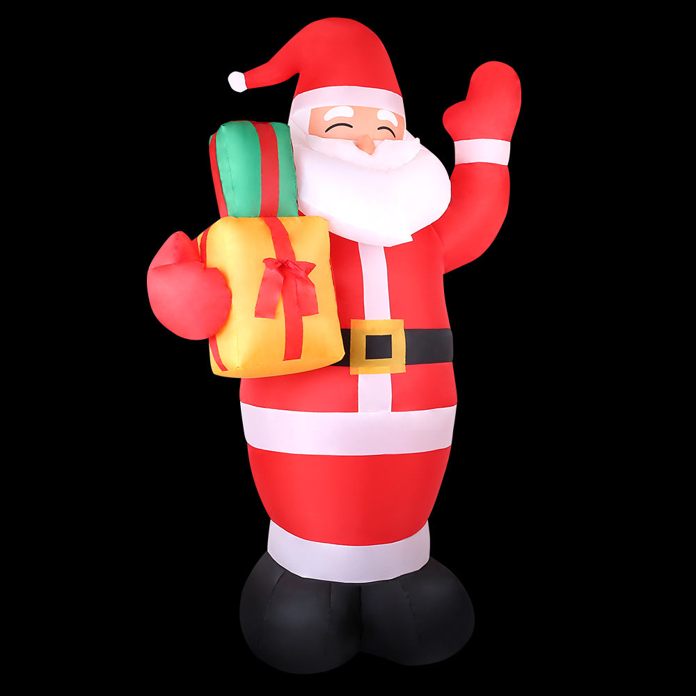 Jingle Jollys 2.4m Christmas Inflatable Santa