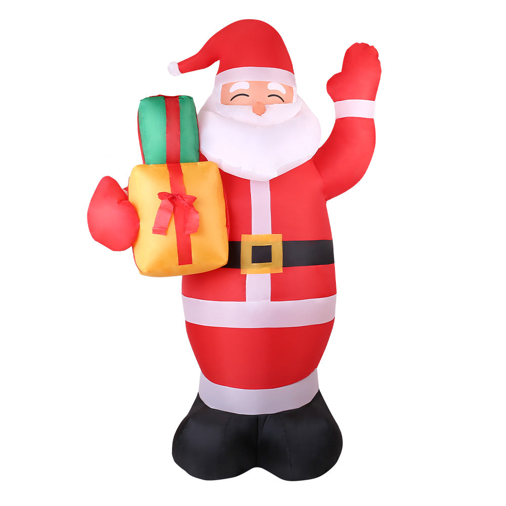 Jingle Jollys 2.4m Christmas Inflatable Santa