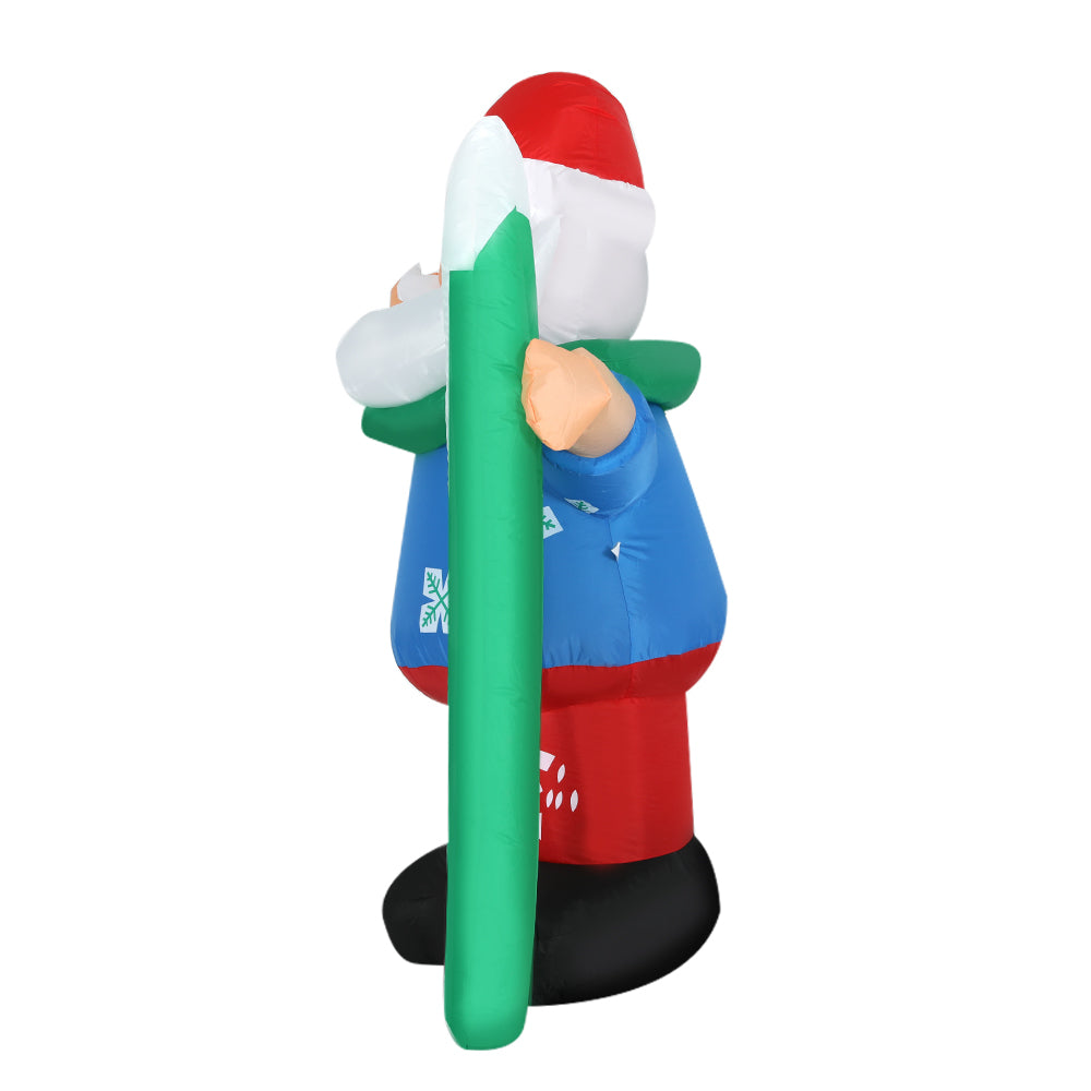 Jingle Jollys 1.6m Christmas Inflatable Santa