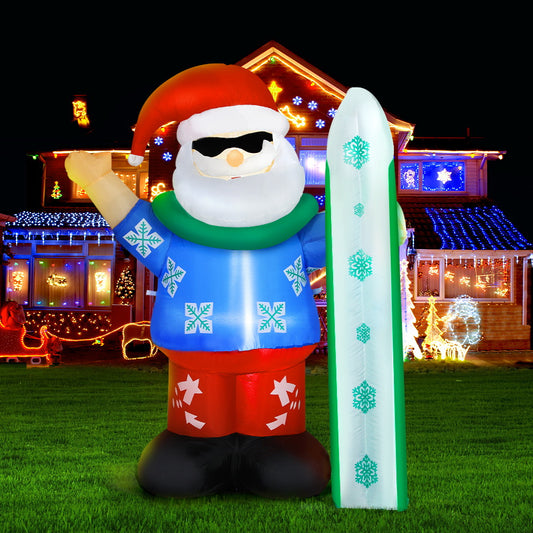 Jingle Jollys 1.6m Christmas Inflatable Santa