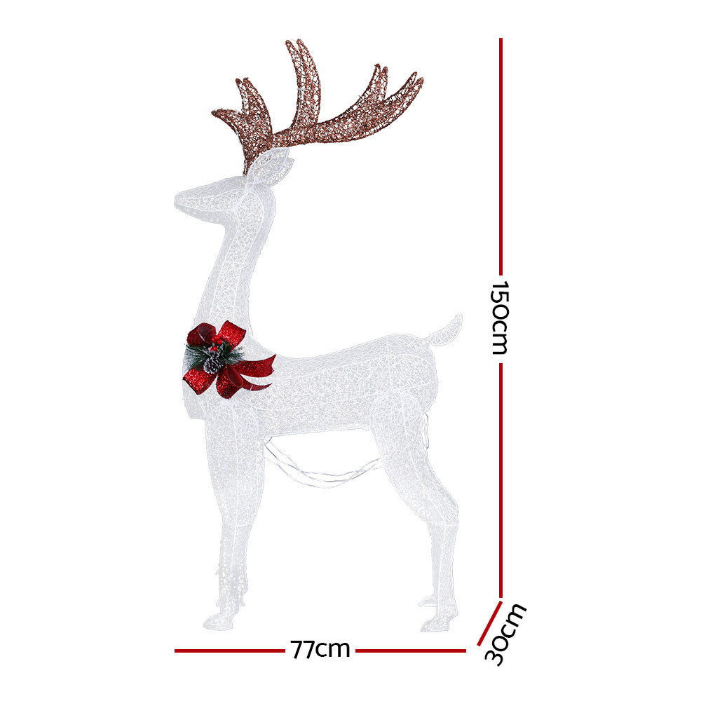 Jingle Jollys 1.5m Christmas LED Reindeer