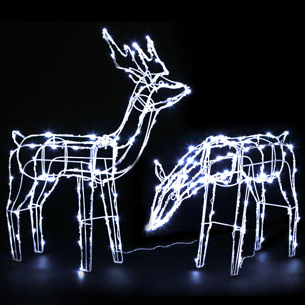 Jingle Jollys 2 Piece LED Christmas Reindeers