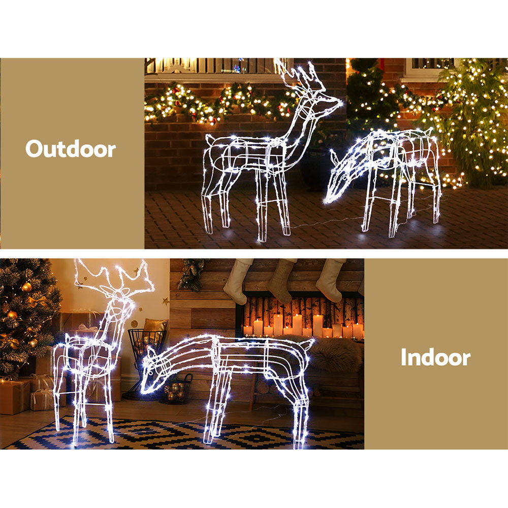 Jingle Jollys 2 Piece LED Christmas Reindeers
