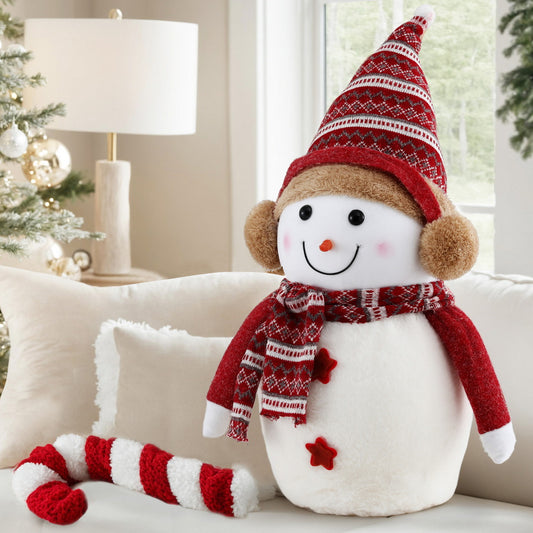 Jingle Jollys 60cm Christmas Snowman Handicraft Ornament