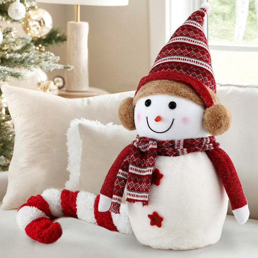 Jingle Jollys 45cm Christmas Snowman Handicraft Ornament