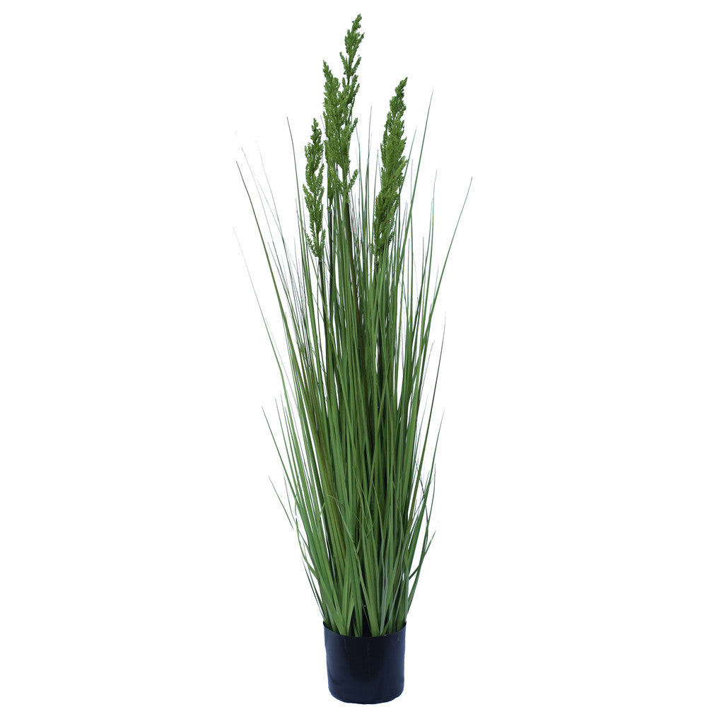 120cm Artificial Flowering Native Grass
