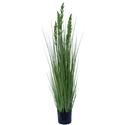 120cm Artificial Flowering Native Grass