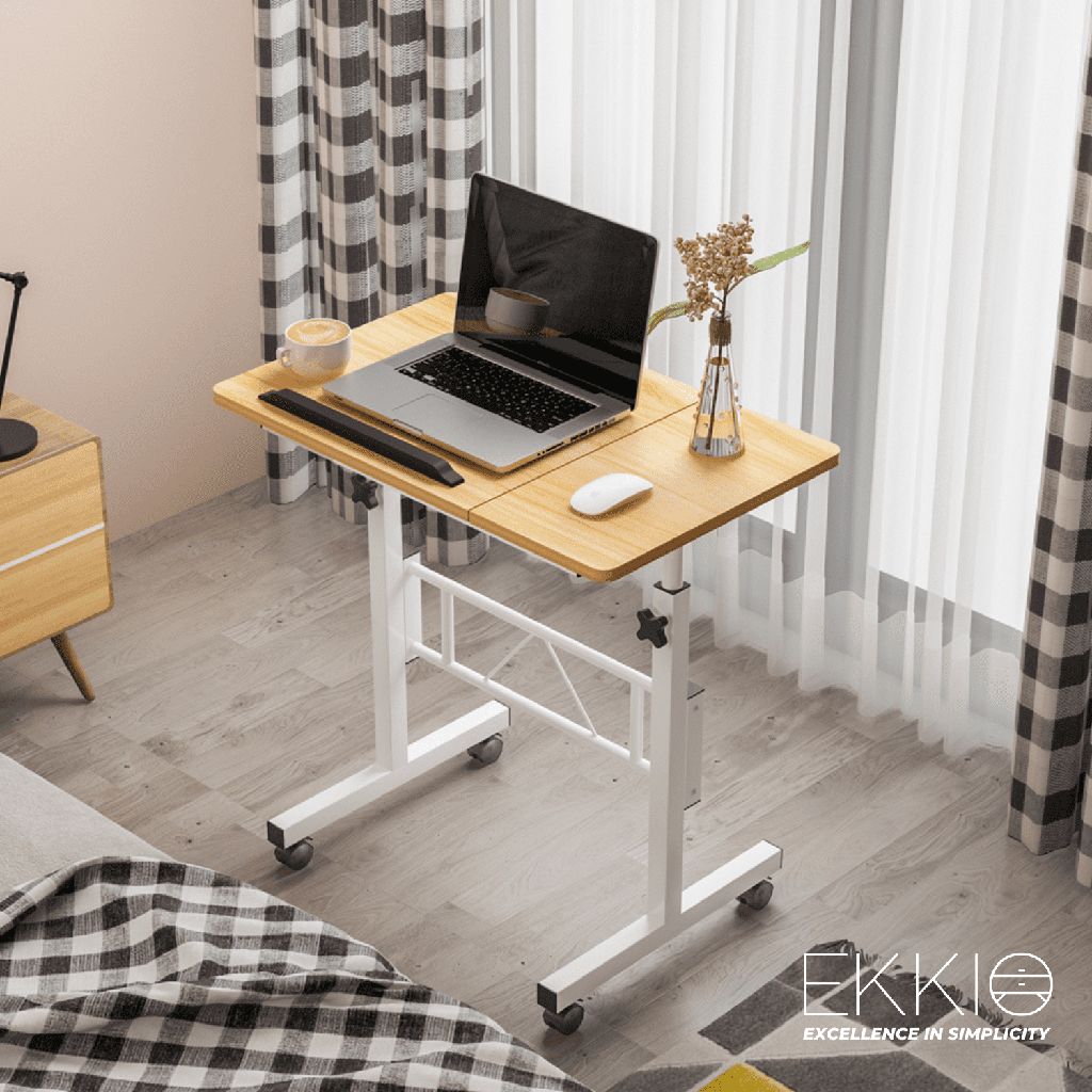 EKKIO British Maple Adjustable Laptop Desk