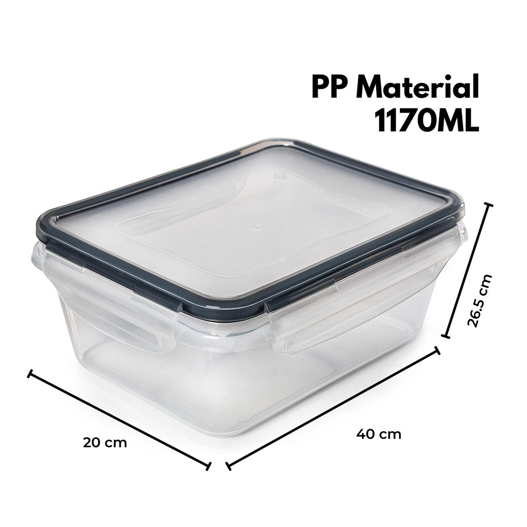 GOMINIMO 10 Pack Rectangular Airtight Food Storage Container