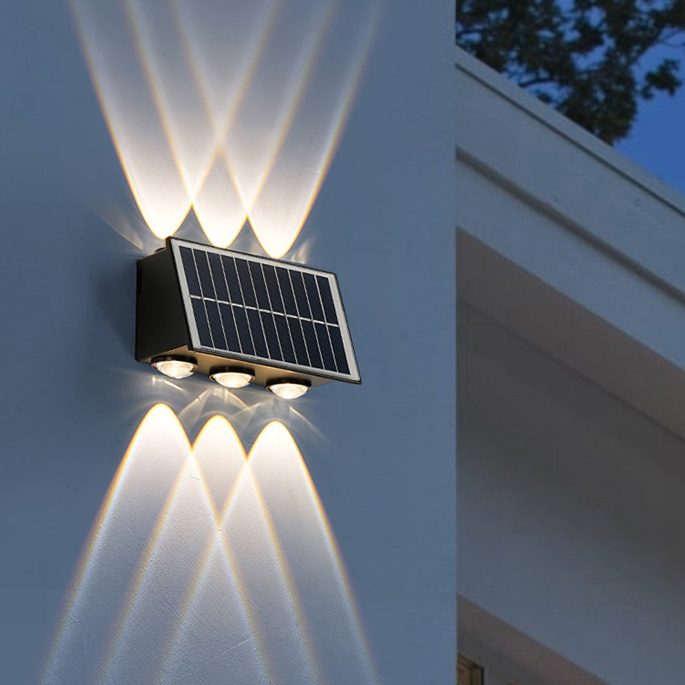 LUMIRO Waterproof Outdoor Solar Wall Sconce Light_1