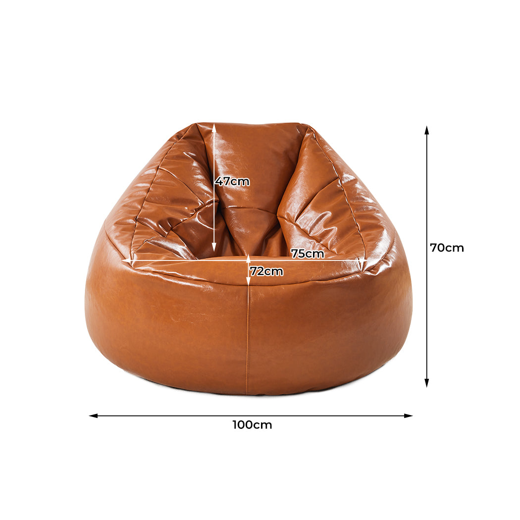 Bean Bag Large Indoor Lazy Chairs Couch Lounger Kids Adults Sofa Cover Beanbag - BM House & Garden
