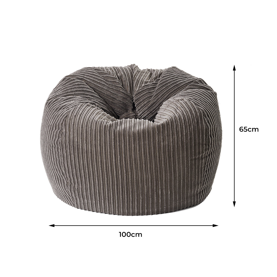 Bean Bag Beanbag Large Indoor Lazy Chairs Couch Lounger Kids Adults Sofa Cover - BM House & Garden