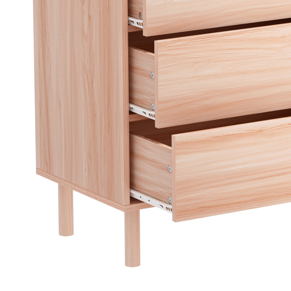 Artiss 6 Chest of Drawers Cabinet Dresser Table Tallboy Storage Bedroom Pine - BM House & Garden