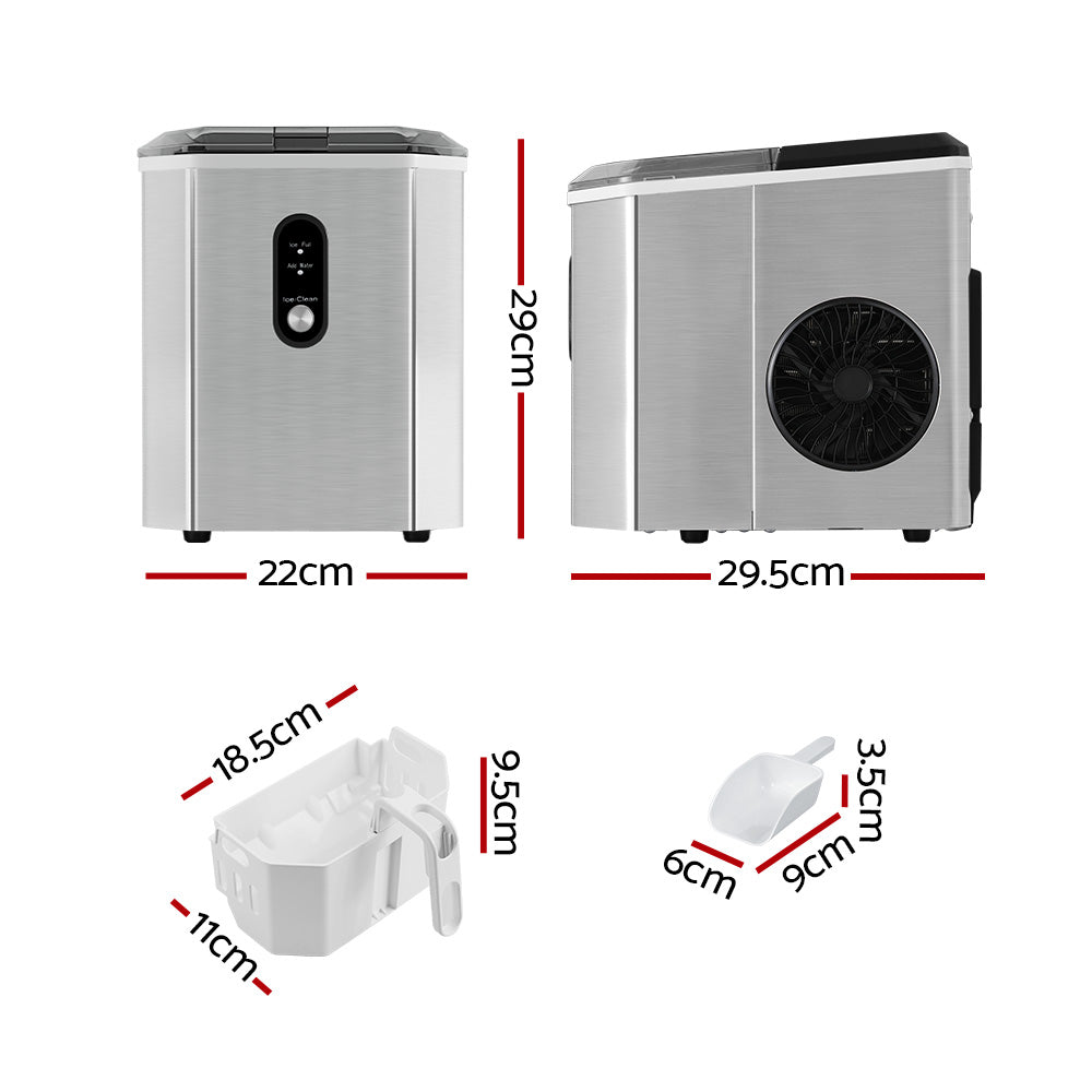 Devanti 12kg Portable Ice Maker Machine