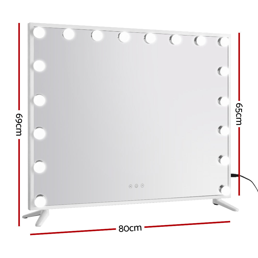 Embellir Makeup Mirror with Light LED Hollywood Vanity Dimmable Wall Mirrors - BM House & Garden