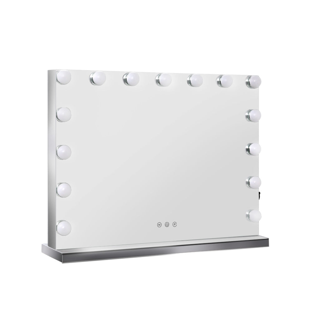 Embellir 58 x 46cm Makeup Mirror with 15 Dimmable LED Lights