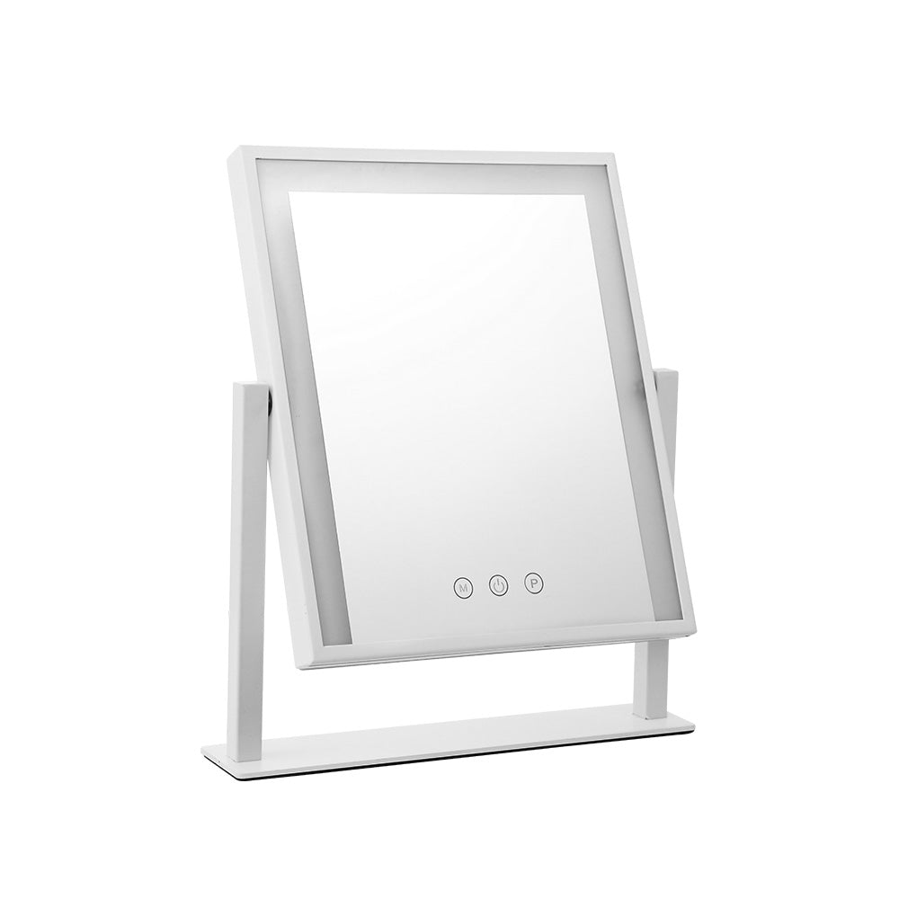 Embellir 25 x 30cm White Makeup Mirror with Led light