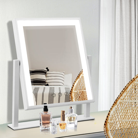 Embellir 25 x 30cm White Makeup Mirror with Led light