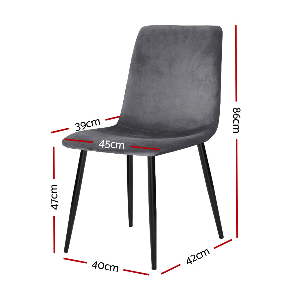 Artiss Set of 4 Modern Dining Chairs - BM House & Garden