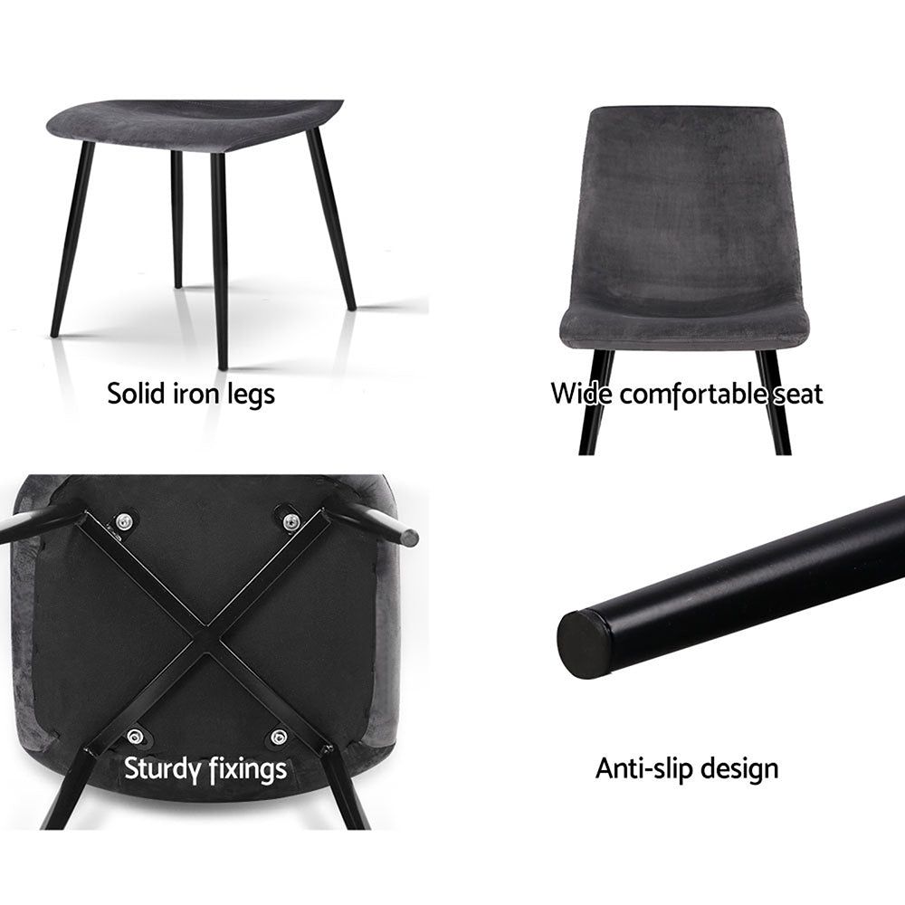 Artiss Set of 4 Modern Dining Chairs - BM House & Garden