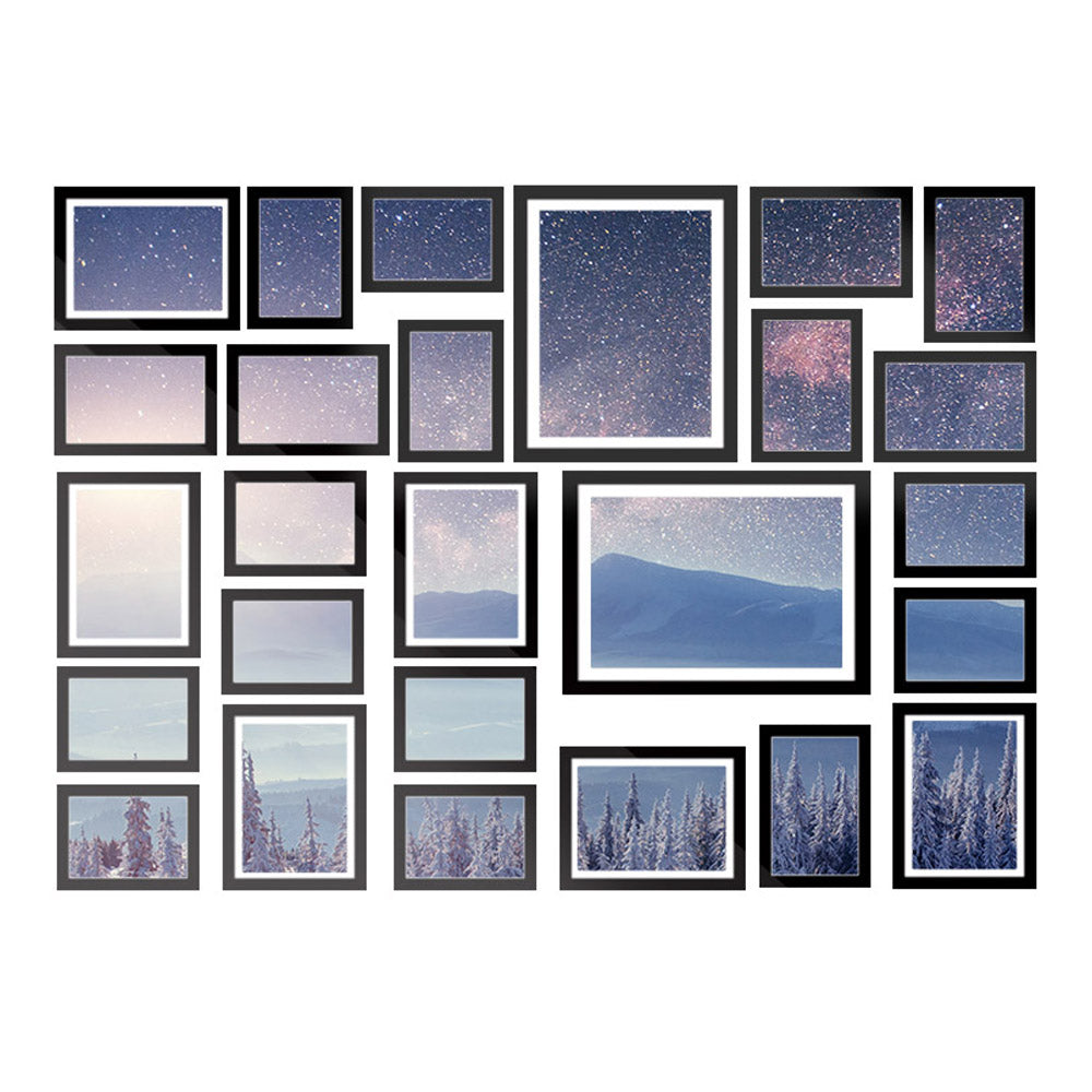 Artiss Black 26 Piece Photo Frames - Assorted Sizes