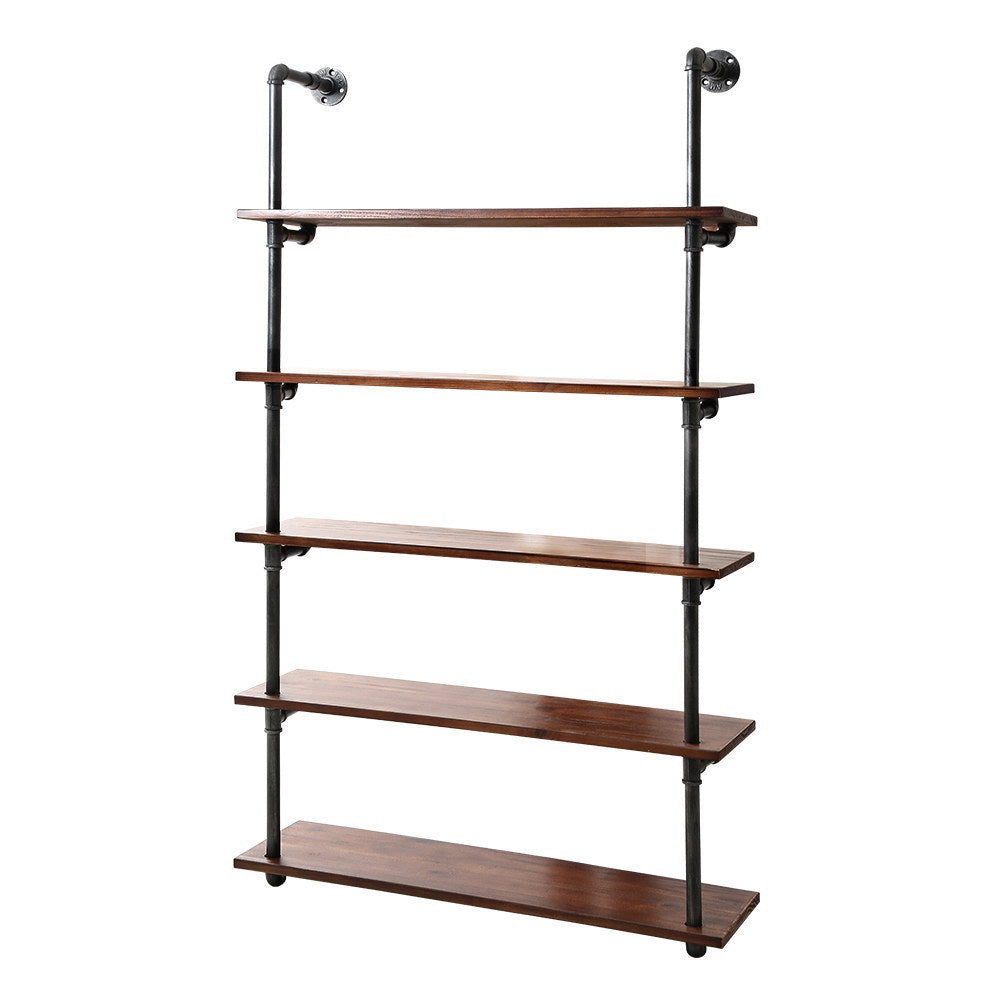 Artiss Wall Display Shelves Industrial DIY Pipe Shelf Rustic Floating Brackets - BM House & Garden