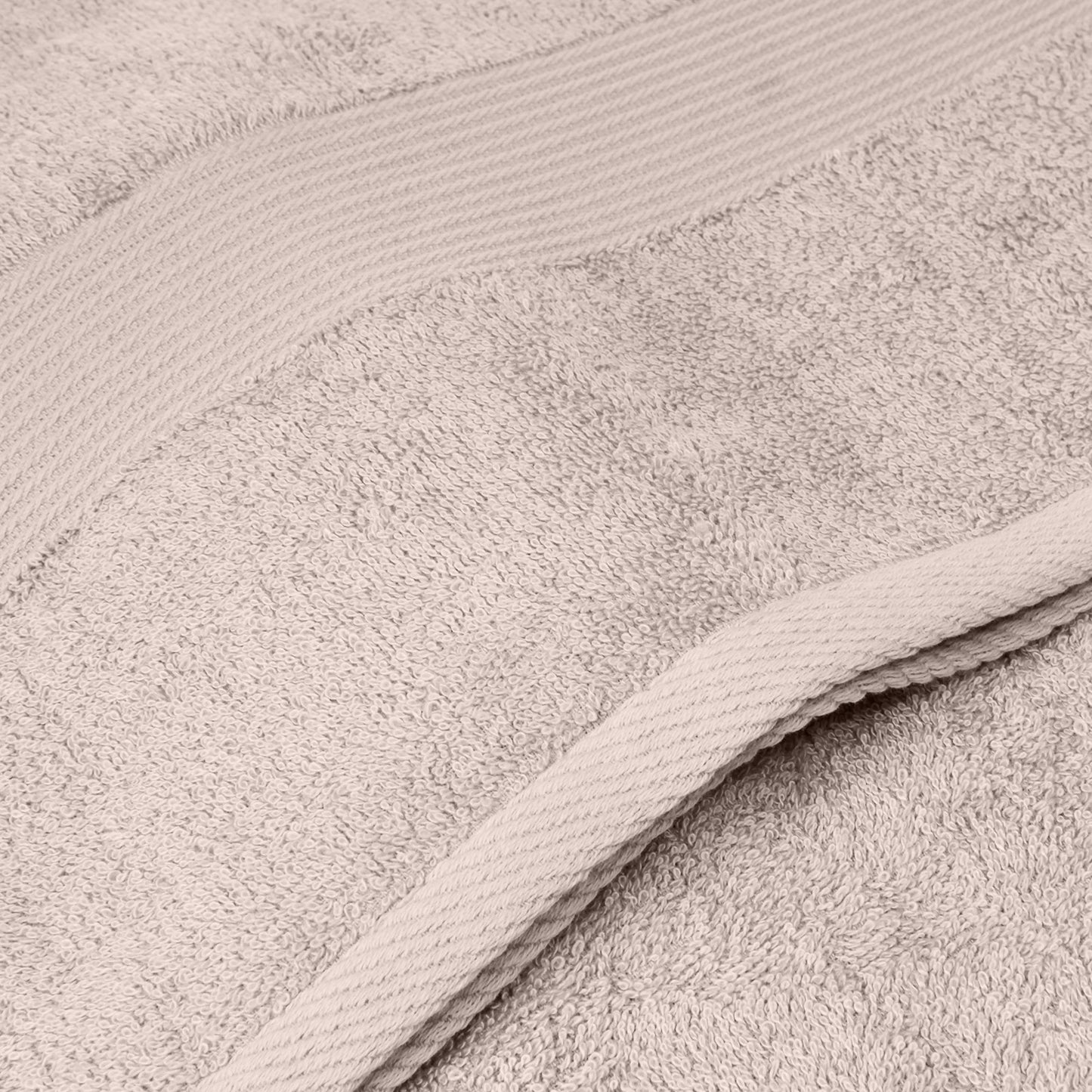 Royal Comfort 5 Piece Cotton Bamboo Towel Set 450GSM Luxurious Absorbent Plush - Beige - BM House & Garden