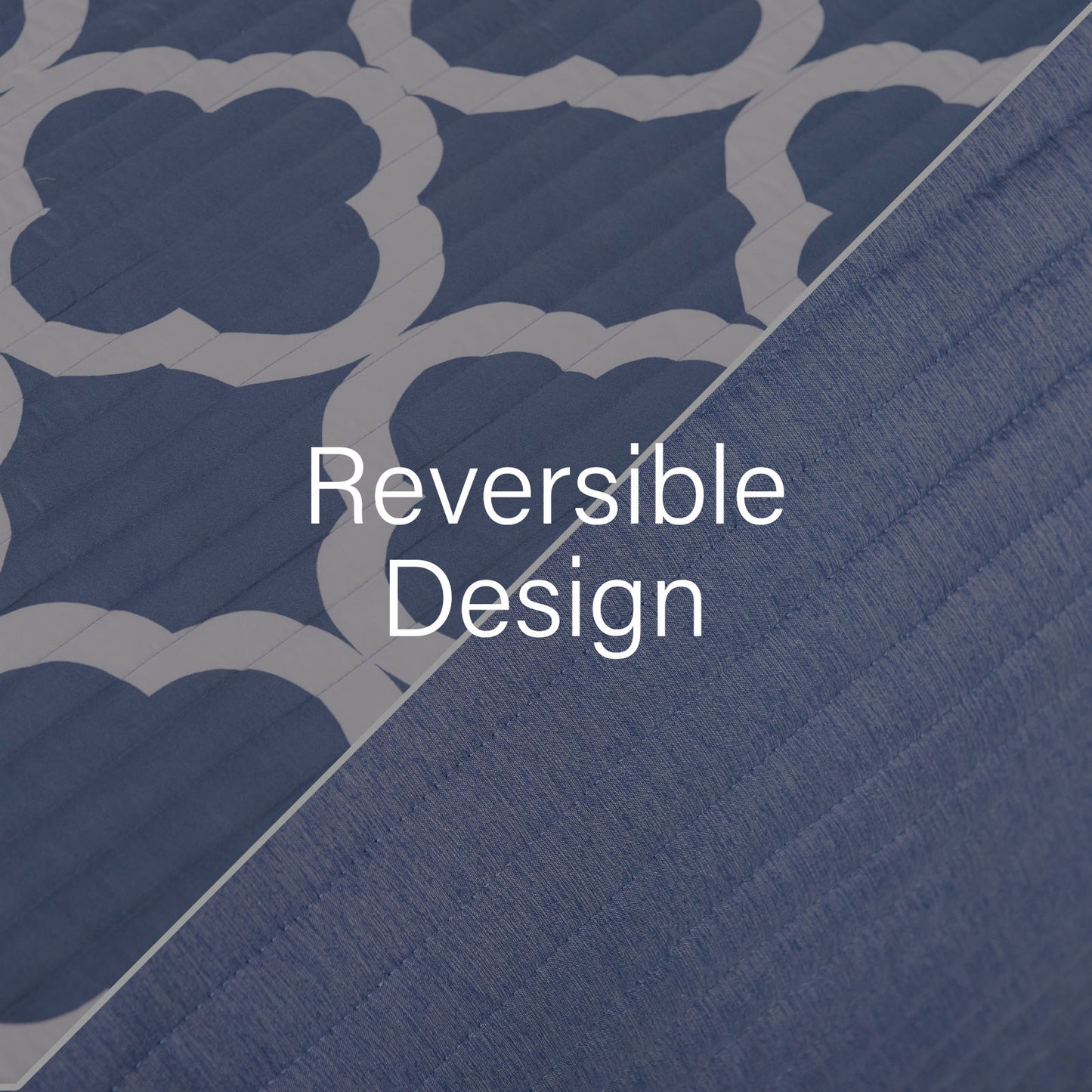 Royal Comfort Bamboo Cooling Reversible 7 Piece Comforter Set Bedspread - King - Royal Blue - BM House & Garden