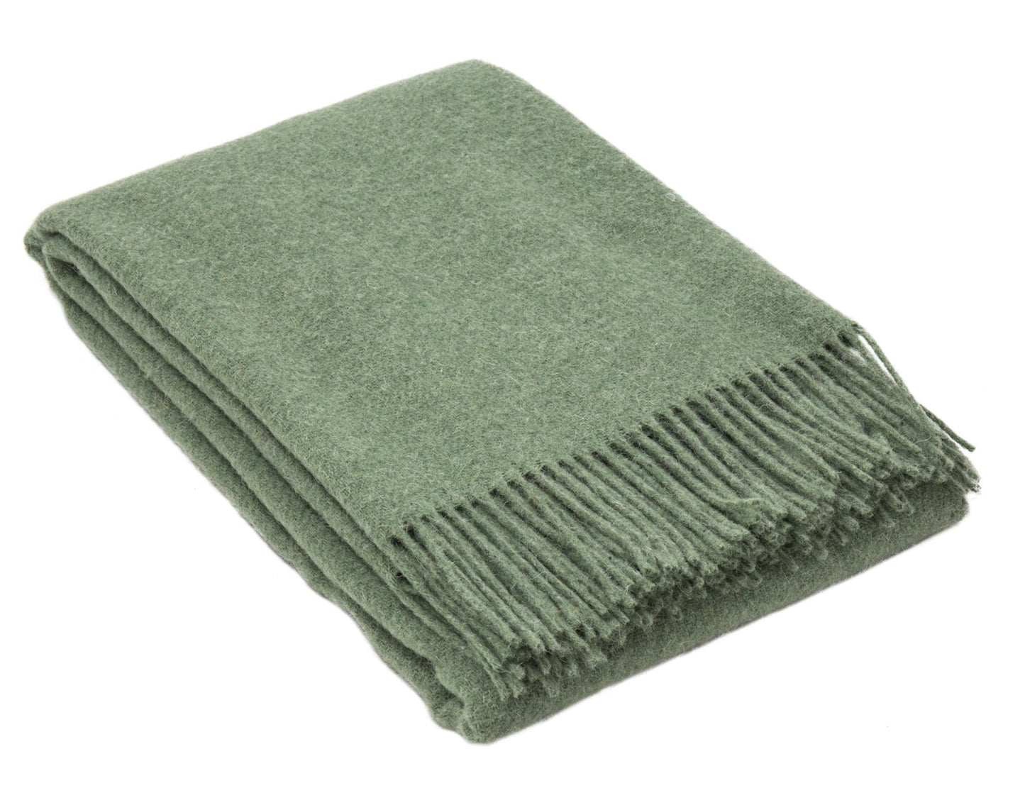 Brighton Throw - 100% NZ Wool - Sage - BM House & Garden