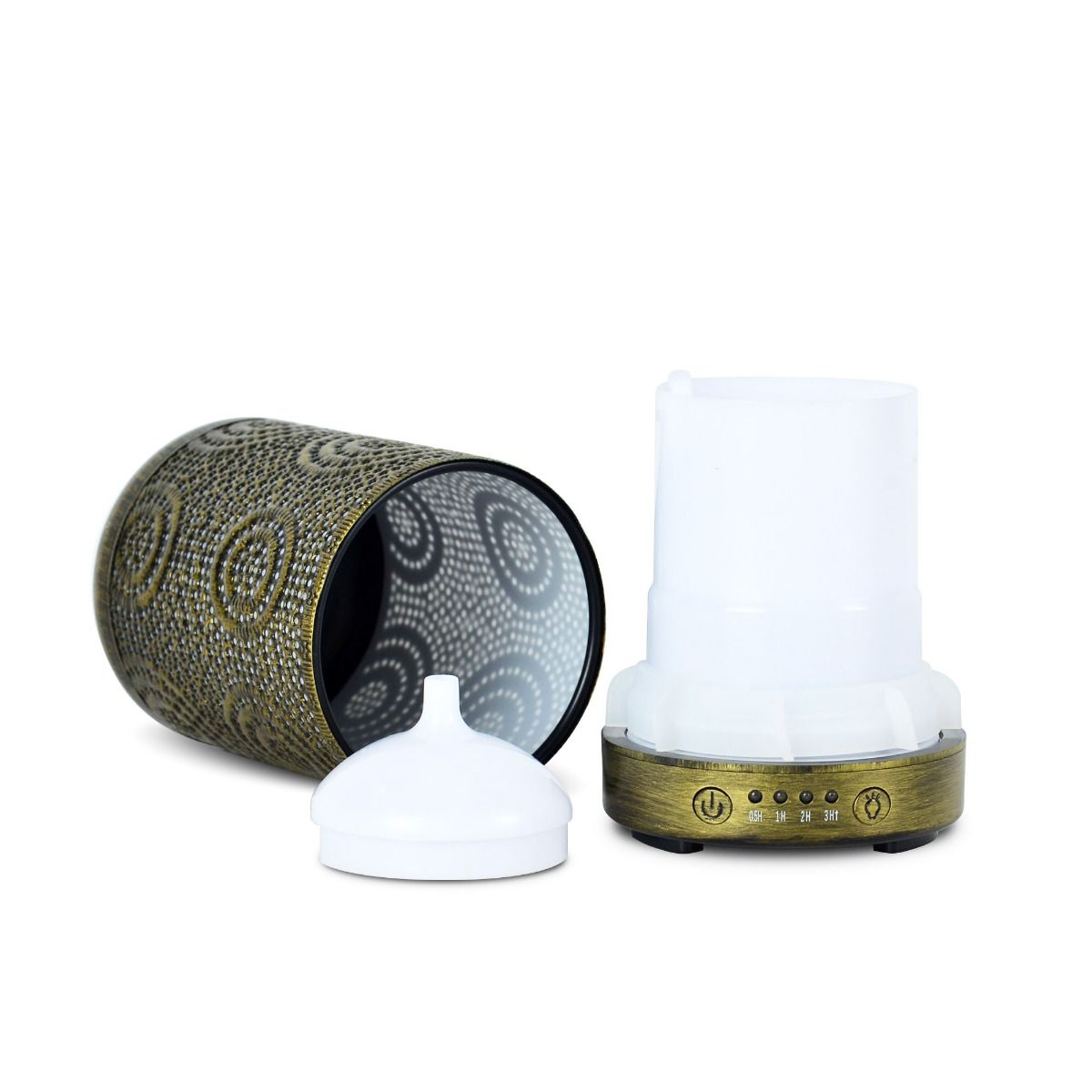 activiva 100ml Metal Essential Oil and Aroma Diffuser-Vintage Gold - BM House & Garden