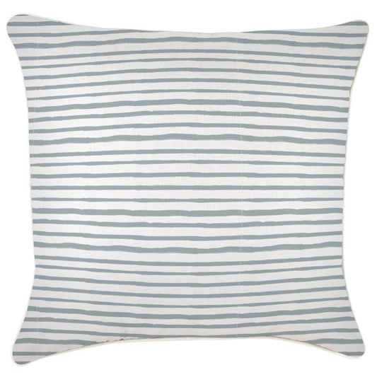 Cushion Cover-With Piping-Paint Stripes Smoke-60cm x 60cm - BM House & Garden