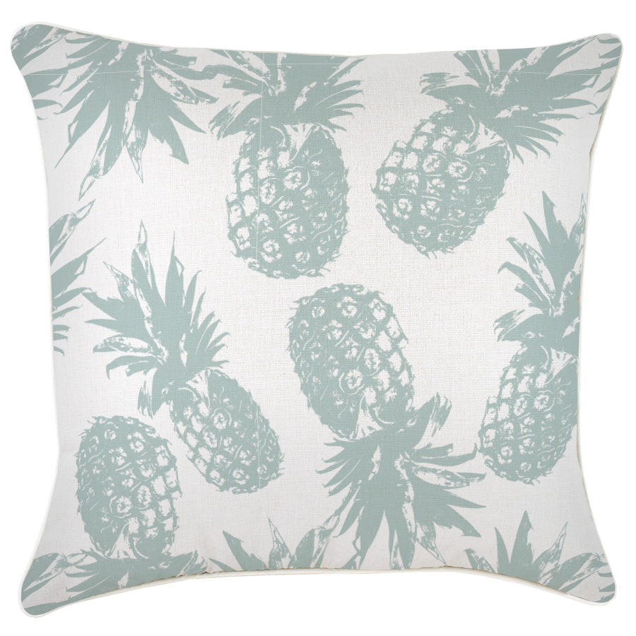 Cushion Cover-With Piping-Pineapples Seafoam-60cm x 60cm - BM House & Garden