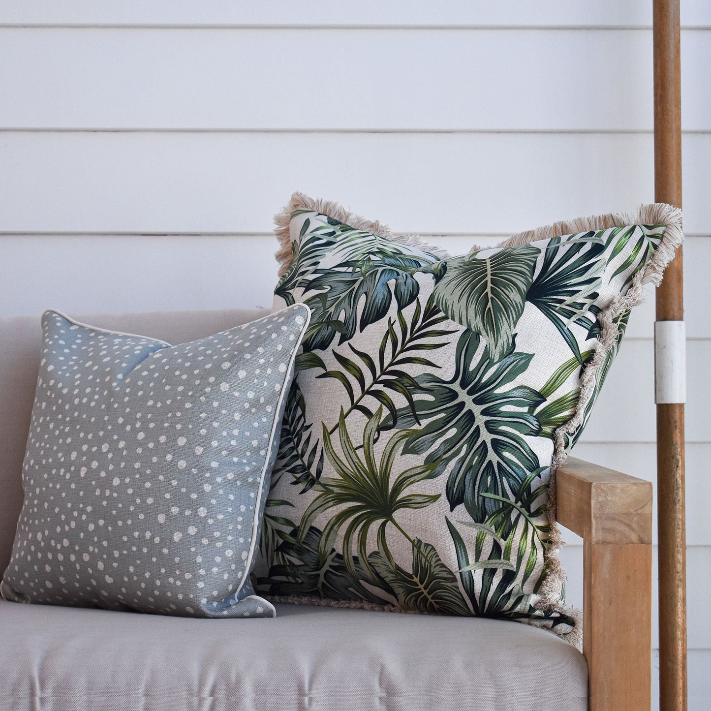 Cushion Cover-Coastal Fringe-Boracay-60cm x 60cm - BM House & Garden