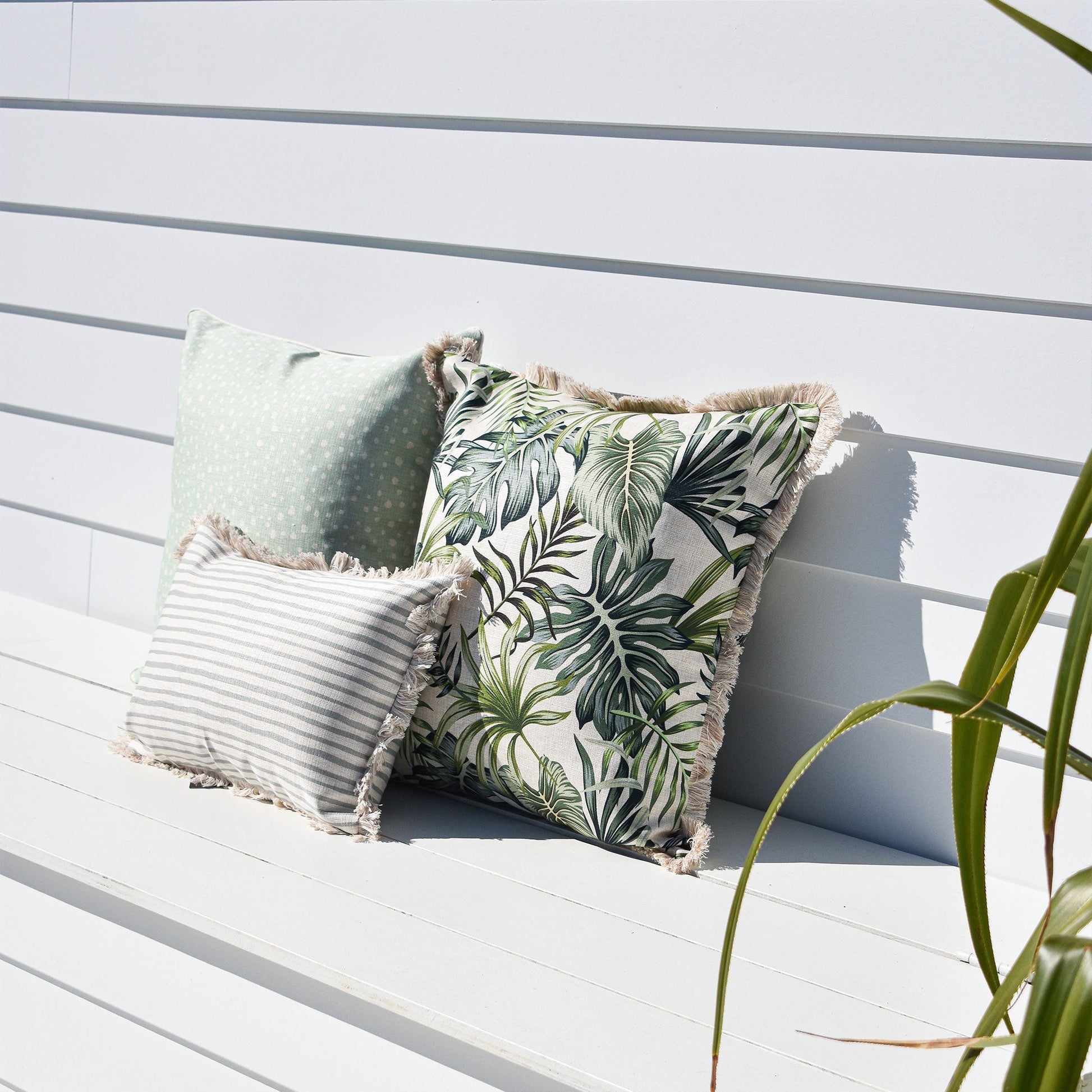 Cushion Cover-Coastal Fringe-Boracay-60cm x 60cm - BM House & Garden