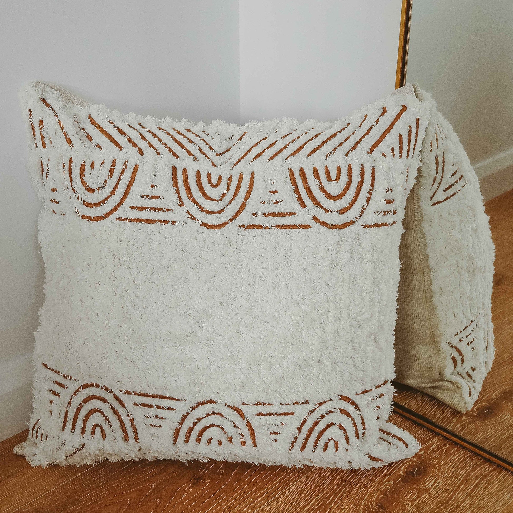 Cushion Cover-Boho Textured Single Sided-Africa-50cm x 50cm - BM House & Garden