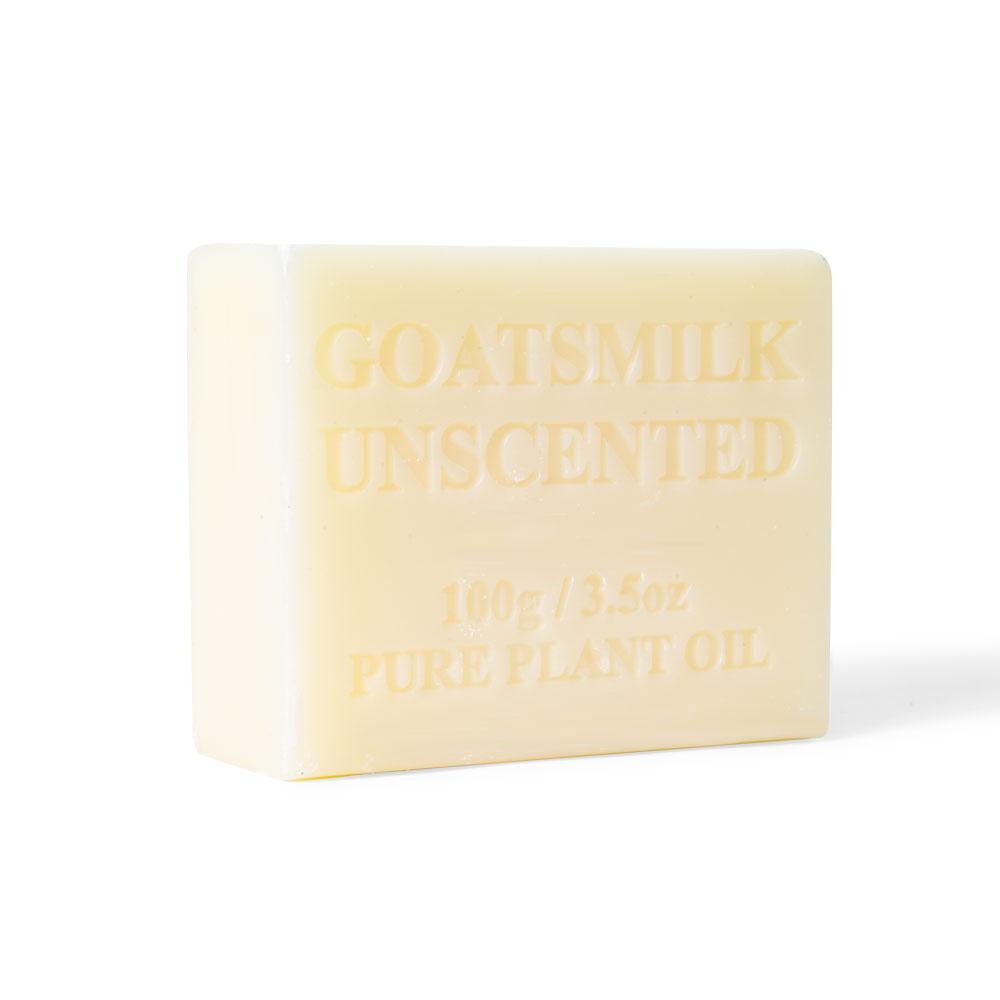4x 100g Goats Milk Soap Bars -Unscented For Sensitive Pure Australian Skin Care - BM House & Garden