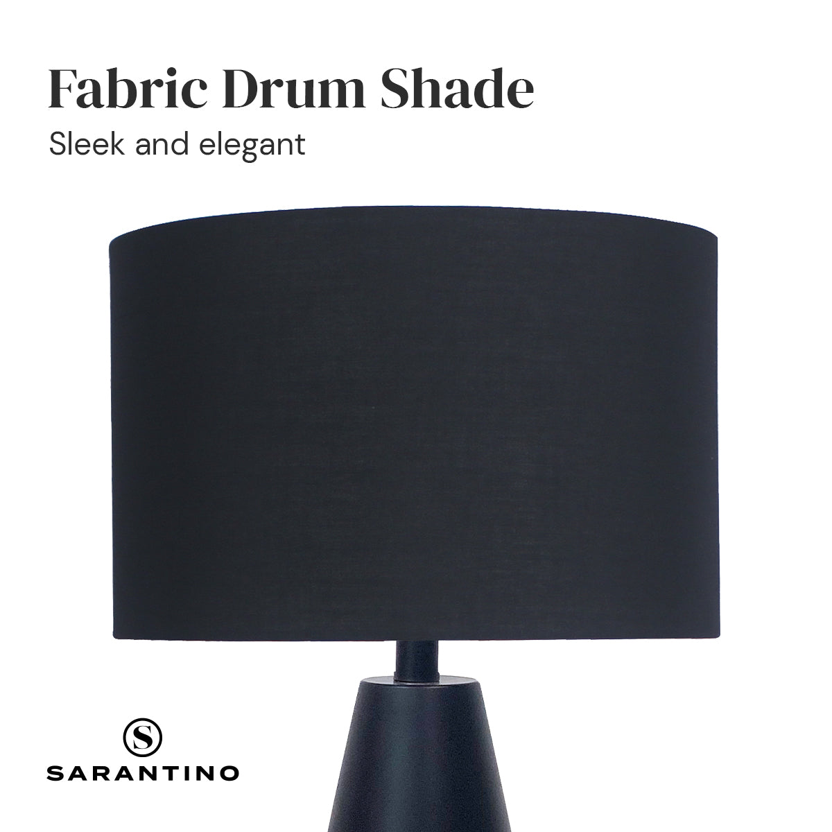 Sarantino Metal Table Lamp in Black and Gold - BM House & Garden