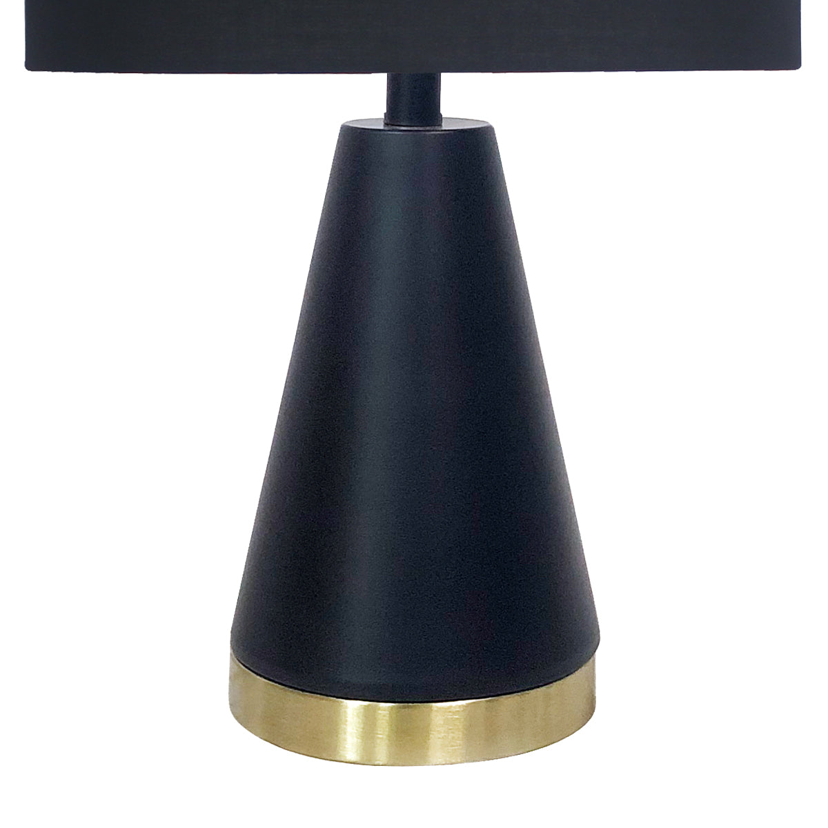 Sarantino Metal Table Lamp in Black and Gold - BM House & Garden
