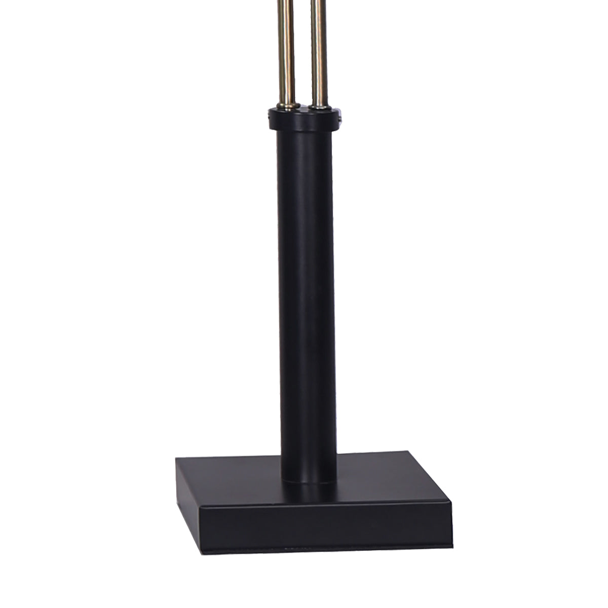 Sarantino LED Metal Table Lamp with 2 Lights Brushed Gold Black Finish - BM House & Garden