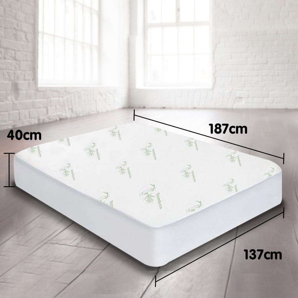 Laura Hill Bamboo Mattress Protector- Double - BM House & Garden