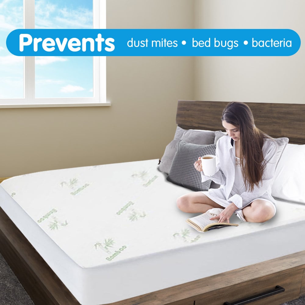 Laura Hill Bamboo Mattress Protector- Double - BM House & Garden